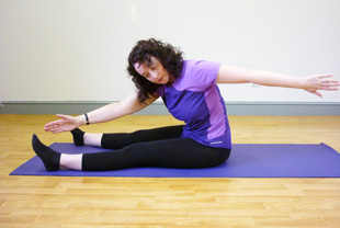 Classical Pilates Matwork Exercise The Saw