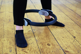 Pilates Toning Circle between the ankles