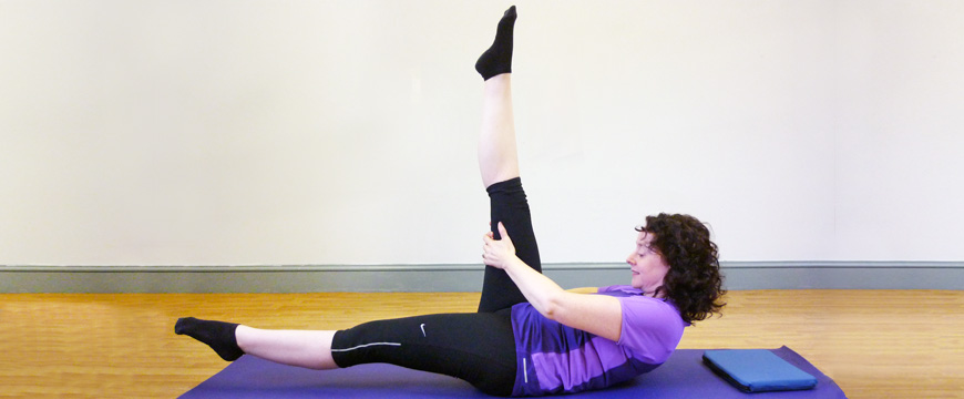 Classical Pilates Matwork Exercise: Straight Leg Raises